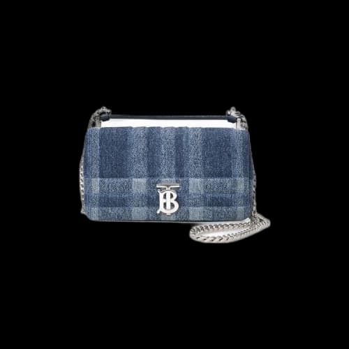Burberry Small Quilted Denim Lola Bag 'Blue'