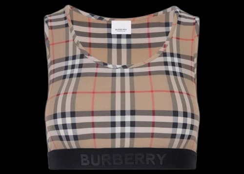 Burberry Women's Stretch Nylon Top Beige