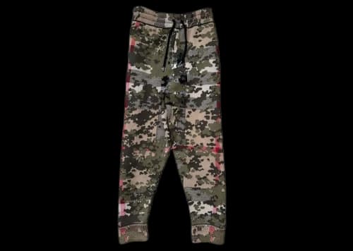 Burberry Camouflage Jogging Pants Green