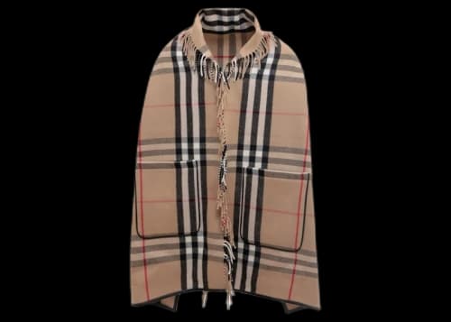 Burberry Women's Wool And Cashmere Mantel Coat Beige