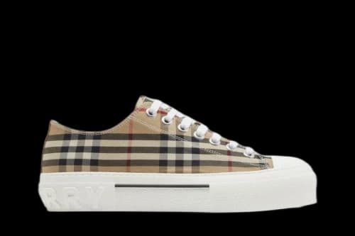 Burberry Check Cotton Sneakers 'Archive Beige'