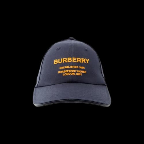 Burberry Horseferry Motif Baseball Cap Midnight Blue