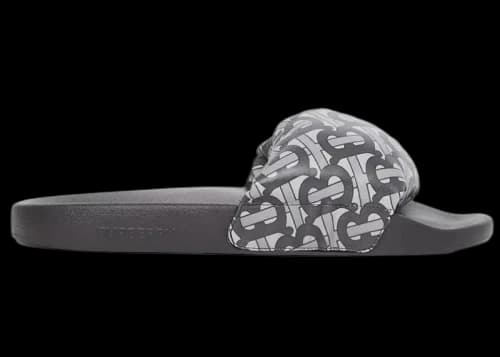 Burberry Monogram Print Slide Grey (Women's)