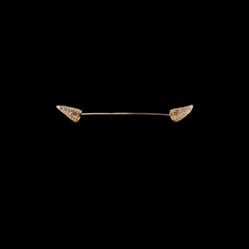 Vivienne Westwood Crystal Horn Tiara 'Gold'