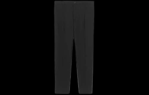 Burberry Wool Blend Casual Pants Black