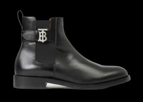 Burberry TB Logo Boots Black