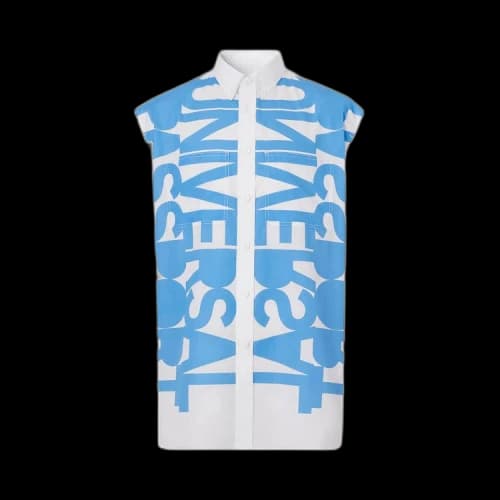 Burberry Universal Passport Sleeveless Shirt 'Blue Topaz'
