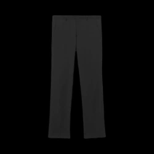 Burberry Grain De Poudre Wool Tailored Trousers 'Black'