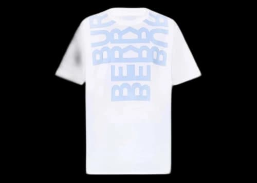 Burberry Logo Printed Oversized T-shirt White