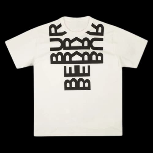 Burberry Carrick Logo Print T-Shirt 'White'