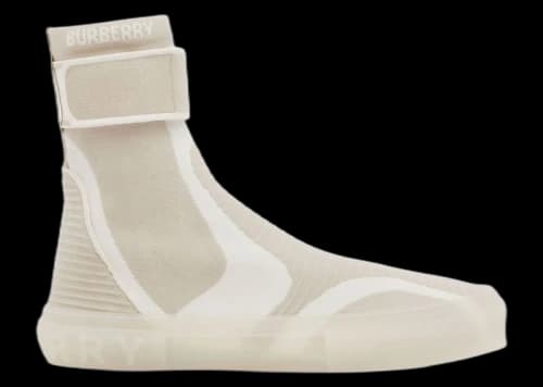 Burberry Sub High-Top Sneaker Off White