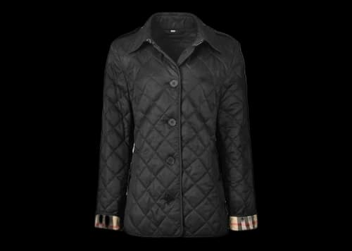 Burberry Diamond Quilted Jacket Black