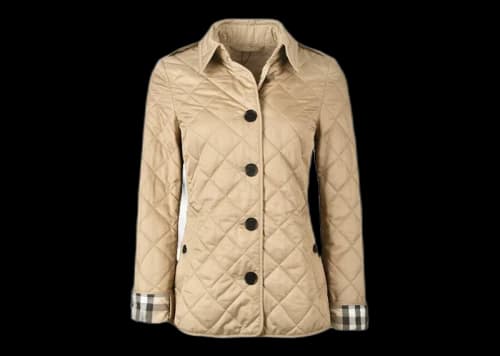 Burberry Diamond Quilted Jacket Beige