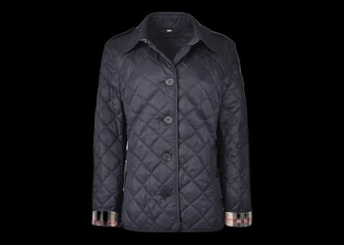 Burberry Diamond Quilted Jacket Navy