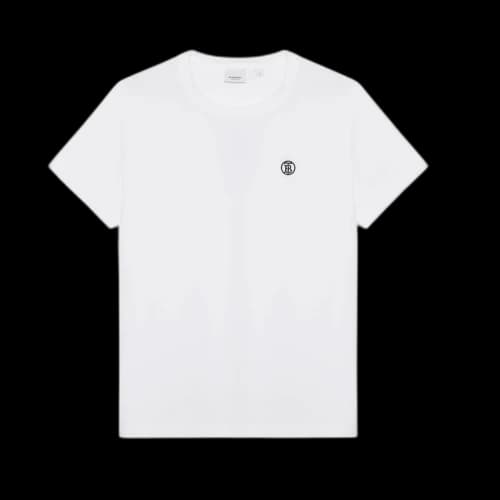 Burberry Monogram Motif Cotton T-shirt White/Black