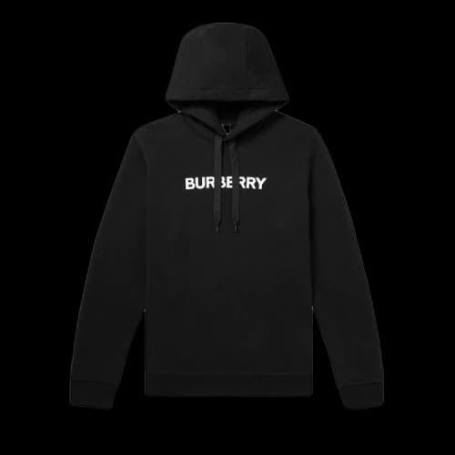 Burberry Logo Print Hoodie 'Black'