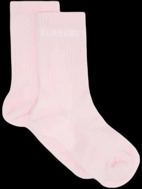 Burberry Logo Socks Pink