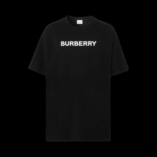 Burberry Logo Print Oversized T-Shirt 'Black'