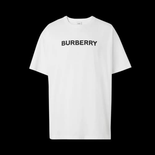 Burberry Logo Print Oversized T-Shirt 'White'
