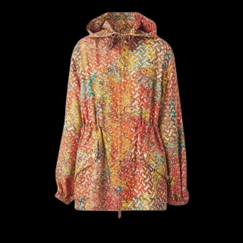 Burberry Binham Print TP Monogram Jacket 'Bright Orange'