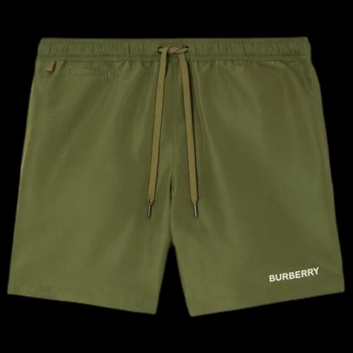 Burberry Logo Detail Swim Shorts 'Olive'
