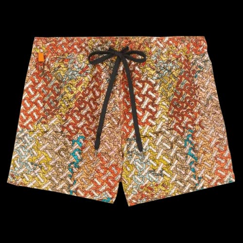 Burberry Greenford Aop Shorts 'Bright Orange'