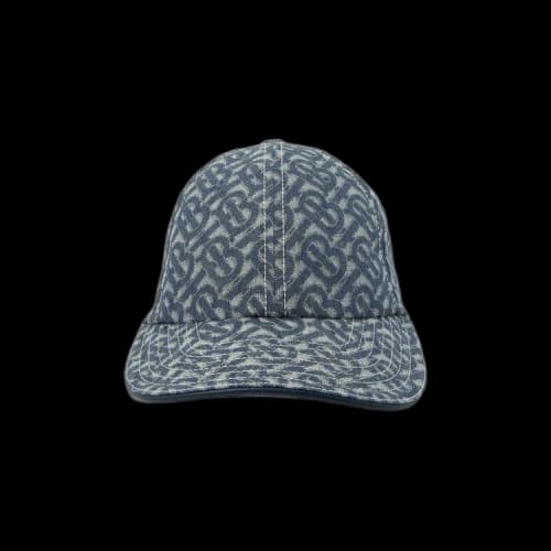 Burberry TB Monogram Baseball Cap Blue