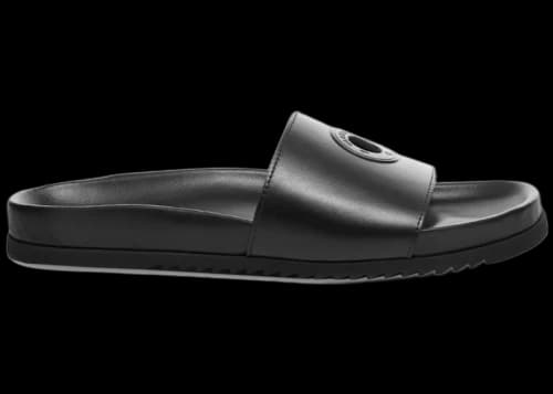 Burberry x Pop Trading Company Melroy Leather Slide Black