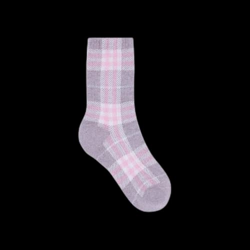 Burberry Vintage Check Socks Pale Grey