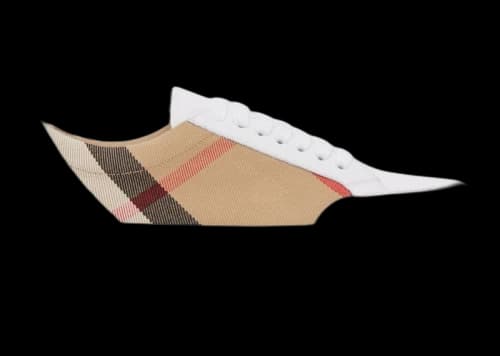 Burberry House Check Low Top Optic White Archive Beige (Women's)