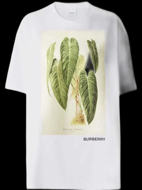Burberry Botanical Sketch T-shirt White