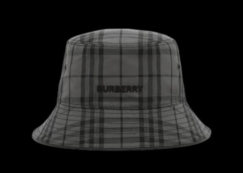 Burberry x Pop Trading Company Bucket Hat Reflective Gray