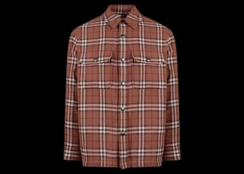 Burberry Traditional Check Print Jacket Brown