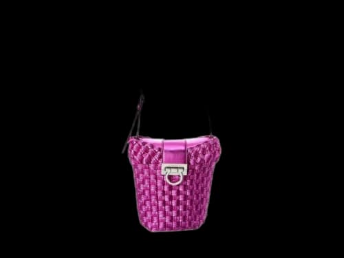 Ferragamo Trifolio Bucket Bag Fuchsia