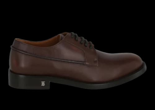 Burberry Derby Oxfords Brown Leather