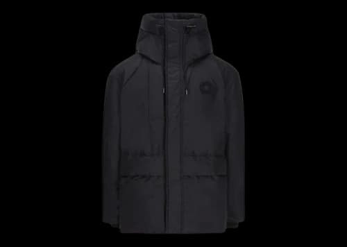 Burberry Parka Hood Down Padded Jacket Black