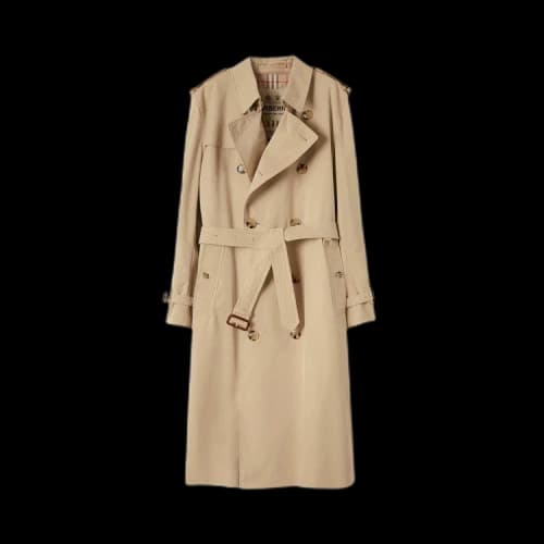 Burberry Kensington Heritage Trench Coat Honey