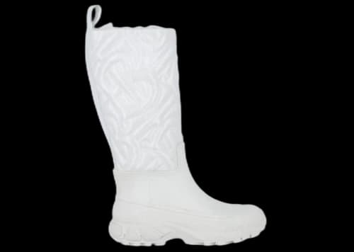 Burberry Padded Monogram Boot White (Women's)