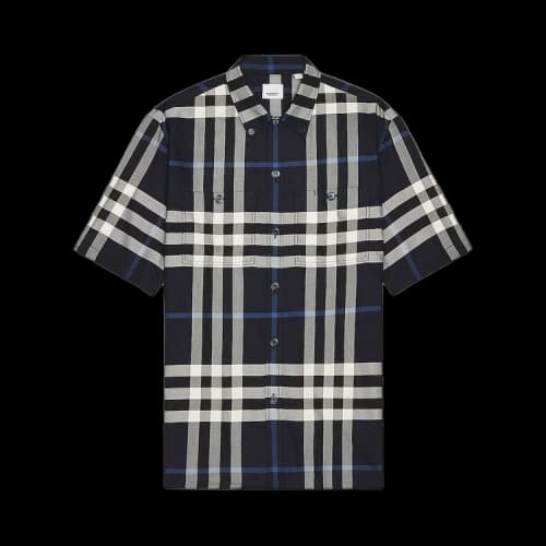 Burberry Willem Short-Sleeve Shirt 'Blue Check'