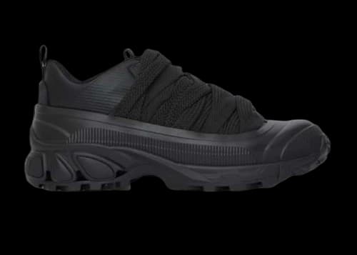 Burberry Arthur Black Lace Detail Sneakers Black