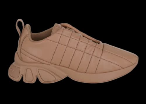 Burberry Quilted Leather Sneaker Light Beige (Women's)