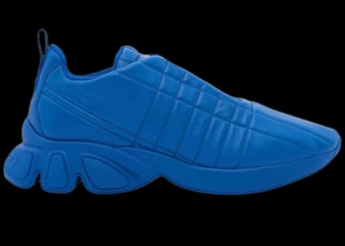 Burberry Quilted Leather Classic Trainer Blue