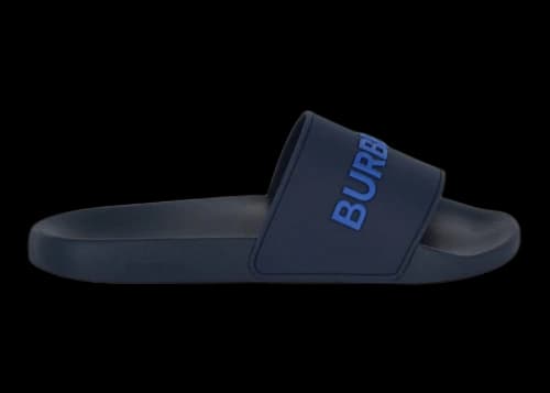 Burberry Embossed Logo Slide Blue
