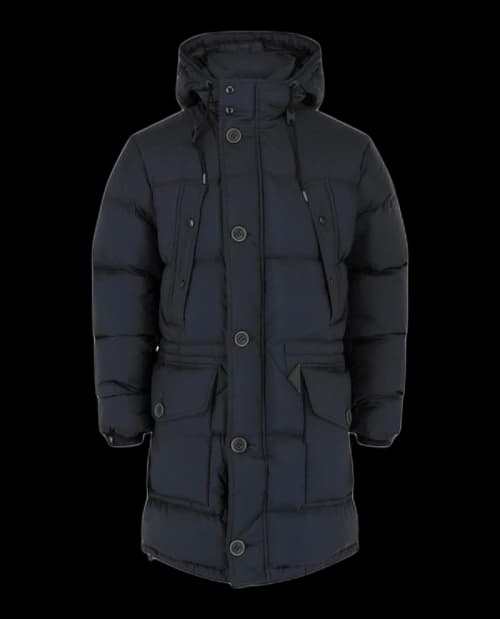 Burberry Quilted Down Jacket Navy