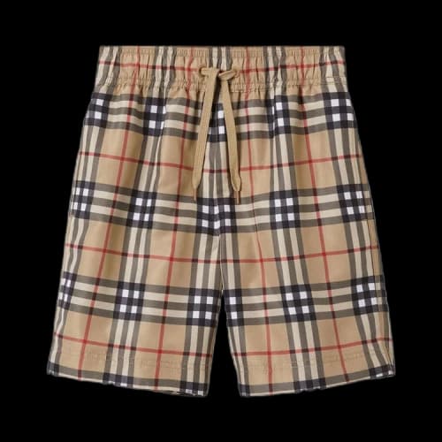 Burberry Kids Vintage Check Swim Shorts 'Archive Beige'