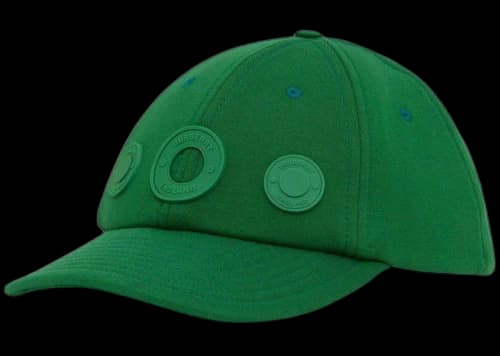 Burberry Logo-Patch Cap Green