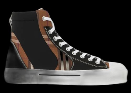 Burberry Vintage Check High Top Brown Black