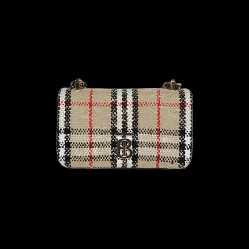 Burberry Vintage Check Motif Mini Lola Bag 'Archive Beige'