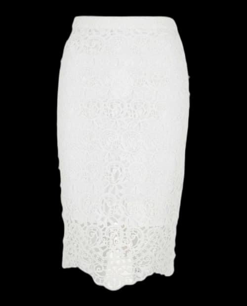 Burberry Gloria Skirt White