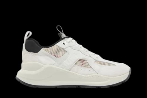 Burberry Check Mesh Low 'White Tartan' (Women's)